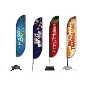 Gahumi hecho a medida de alta calidad barato poliéster impermeable pluma lágrima playa bandera Banner para publicidad - Product Image 4