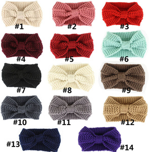 Invierno de punto elástico diademas <span class=keywords><strong>turbante</strong></span> <span class=keywords><strong>para</strong></span> las mujeres de punto de lana de pelo <span class=keywords><strong>Crochet</strong></span> arco amplia diademas pelo cabello Accesorios - Product Image 2