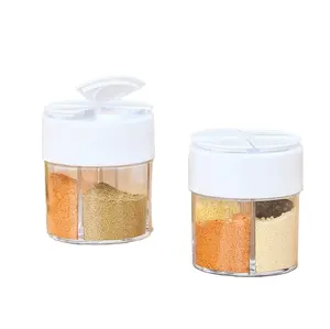 PET Herb Seasoning Jar Salt and Pepper Bottle 100 ml Plastic Herb Spice Shaker