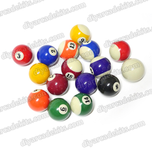 Ucuz fiyat küçük bilardo masa Snooker oyun parçaları aile kapalı bilardo 6FT/8FT/9FT 6cm beyaz satılık havuz topları - Product Image 2