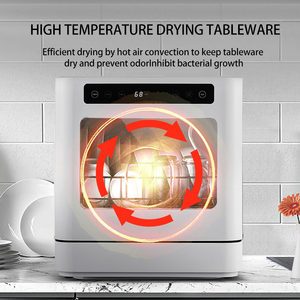 Mini lave-vaisselle intelligent de bonne qualité, portable, entièrement automatique, avec fonction de désinfection, pour comptoir de cuisine - Product Image 6