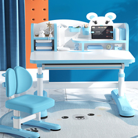 Meubles de maison modernes de haute qualité Table d'étude ergonomique en bois et ensemble de chaises pour enfants pour l'étude à domicile et la chambre à coucher