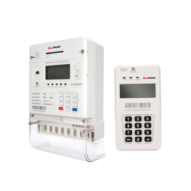Three Phase Prepaid Electricity RF PLC IP54 Intelligent Multi Tariff Anti-tamper STS Vending Software Smart Prepayment Meter