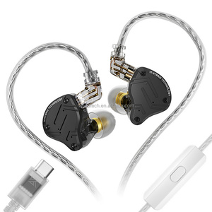 <span class=keywords><strong>KZ</strong></span> ZS10 <span class=keywords><strong>PRO</strong></span> X Écouteurs intra-auriculaires hybrides 1DD+4BA pour audiophiles, moniteur intra-auriculaire HiFi Bass, câble détachable, casque filaire 3,5 mm Type-C - Product Image 2