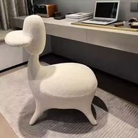 Sillón Individual Moderno y Creativo, Taburete de Animal de Peluche con Forma de Caballito y Oveja, Famoso en Internet, para Niños, Sala de Estar