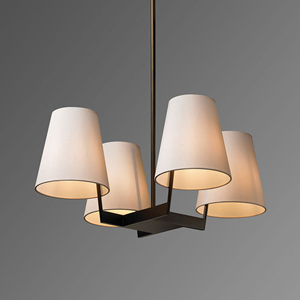 Nouveau Design Jonathan Browning Laiton Moderne Lin <span class=keywords><strong>Corniche</strong></span> Lustre Linéaire Style Américain Éclairage Pour Salon - Product Image 6