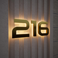 Letrero LED Metálico 3D Retroiluminado de Alta Calidad Personalizado para Empresas de Publicidad, Hospitales, Bodas y Uso en Interiores/Exteriores, Montado en Pared