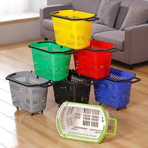 Groothandel Supermarkt Plastic Hand Commerciële Winkelmand Winkel Plastic Opbergmanden Doos - Product Image 2