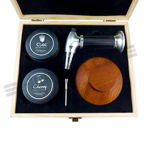 Infuseur en bois de chêne, pécan, cerise, Chips, buisson, whisky, fumée, Kit, <span class=keywords><strong>Cocktail</strong></span>, whisky, fumeur, cadeau d'anniversaire, ensemble pour moi - Product Image 4