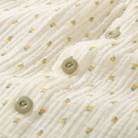 Chemise de nuit 100 % coton pour femme, débardeur d'été confortable et absorbant la transpiration, robe de chambre ample