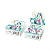 Vente en gros de jouets authentiques Kayou Hatsune Mikus pour filles, cadeaux mignons, collection d'anime japonais, cartes de jeu de société