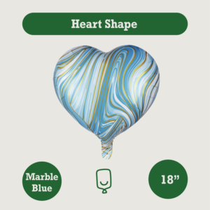 Ballon Forme Cœur Marbre Agate 18 Pouces Plusieurs Couleurs Saint Valentin Mariage Déco OEM Mylar FAMA BSCI Sedex Usine - Product Image 5