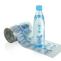 Etiquetas Transparentes para Botellas de Agua de BOPP - Pegatinas Transparentes para Agua Purificada y Envases de Bebidas, Resistentes al Agua