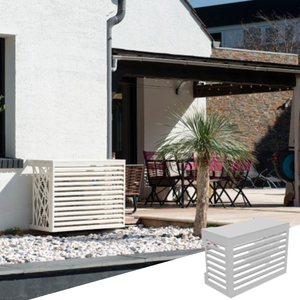 Couvercle de climatisation décoratif externe personnalisé couvercle de climatisation en aluminium mural - Product Image 4
