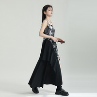 Robe d'été pour femmes, Design de Niche, Sense, robes décontractées, Sexy, mosaïque imprimée, vêtements de luxe irréguliers, robe à bretelles