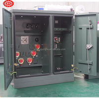 Transformateur triphasé monté sur socle 12,47 kV 13,2 kV 200 kVA avec bobine toroïdale en cuivre 480 V à refroidissement par huile, certifié CUL CE TUV