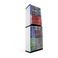 Support de rangement pour disques de jeu à 36 couches TP5-0519 pour PS5, tour de rangement pour CD, support de rangement pour disques, support de rangement pour cartes de jeux vidéo