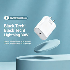 Mini <span class=keywords><strong>Cargador</strong></span> Rápido GaN PD USB-C <span class=keywords><strong>de</strong></span> 30W con Protección OTP para Laptop, Compatible con 16/15 <span class=keywords><strong>Pro</strong></span> <span class=keywords><strong>Max</strong></span>, iPad <span class=keywords><strong>Pro</strong></span> y Otros - Product Image 1