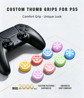 Coques de joystick en silicone personnalisées OEM pour manette PS5, grip pour stick analogique, coque de stick analogique pour PS4, pour manette XBOX