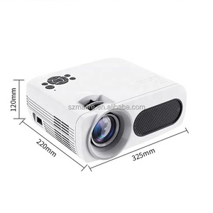 Venta caliente House Theater HD Video Movie Player M7 Blanco Proyectores portátiles Sistemas Android9 Soporte BT Connect Decodificación de Video 8K - Product Image 1
