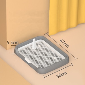 Toilette pour chien Hyra, système de pot pour chien, salle de bain pour chien, bac à litière pour chien, support de tapis de propreté intérieur, bac d'apprentissage de la propreté pour chiot - Product Image 3