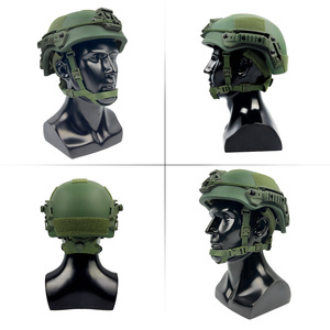 Casque tactique UHMWPE/Aramide de style Wendy IIIA – Protection de la tête pour l'entraînement en extérieur (Noir, Marron Coyote, Vert Olive) - Product Image 4
