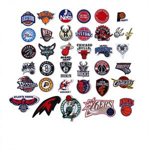 Parches Bordados con Logotipo de Equipo de Baloncesto, Insignias Bordadas para Ropa, Zapatos y <span class=keywords><strong>Gorras</strong></span>, Apliques con Emblema de Logotipo de Equipo - Product Image 1
