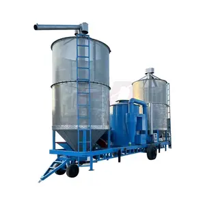 Law Air types drum recirculating ventilating grain peanut paddy rice dryer mobile drying machine prices