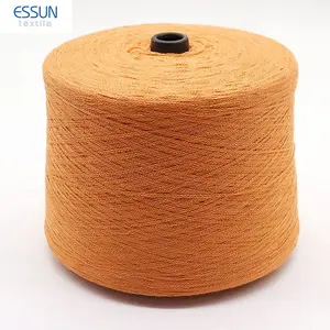 New Fashion Yarn NM5.6 50% Spun Acrylic 50% Nylon Crochet Fancy Tape Yarn for Knitting Sweater