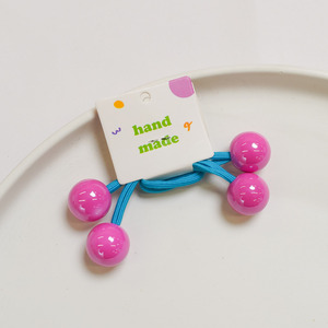 Dowell Tùy Chỉnh Dễ Thương Phim Hoạt Hình Thiết Kế Mini Đàn Hồi Tóc Ban Nhạc Cho Bé Gái Nhựa Trái Cây Tóc Tie Với Ngọt Ngào Phong Cách Tóc Sợi Dây Thừng - Product Image 5