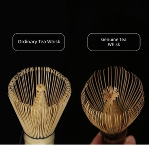 Fouet à café et thé en <span class=keywords><strong>bambou</strong></span> véritable fait main, moderne et simple, pour la préparation du matcha, cérémonie du thé, brosse à mélanger Newell - Product Image 3