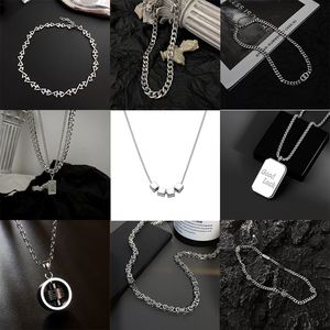 Collar <span class=keywords><strong>de</strong></span> Cadena <span class=keywords><strong>de</strong></span> Acero <span class=keywords><strong>de</strong></span> Titanio para <span class=keywords><strong>Hombre</strong></span>, Resistente a <span class=keywords><strong>la</strong></span> Decoloración, Simple y Versátil, <span class=keywords><strong>de</strong></span> Alta Gama, Personalizado para Mujer, Superventas - Product Image 2