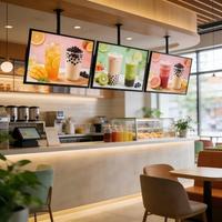 Pantalla Digital Inteligente Android de 43 Pulgadas para Colgar en la Pared con CMS Basado en la Nube para Publicidad en Interiores en Metro, Centros Comerciales y Espacios Comerciales