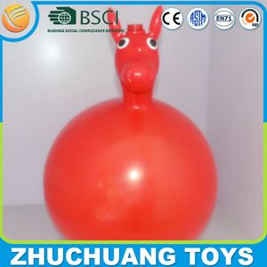 Pelota Saltarina Inflable de PVC con Diseño Personalizado de Caballo Animal, 45 cm, Multicolor - Product Image 4