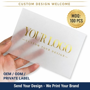 Custom Size Tracing <b>Paper</b> Gold Foil Stamp Logo Translucent Vellum Sheets for Wedding Dress Jewelry Brand Packaging <b>Paper</b> - Product Image 1