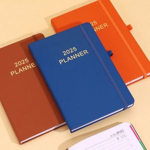 <b>Journal</b> 2025 School Wholesale Calender PU Leather Agenda Paper 2025 <b>Planner</b> PU Notebook With Pen - Product Image 2