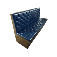Mobilier de Restaurant commercial de Style nordique, cadre en bois avec rembourrage PU, siège et cabine arrière, sièges de banquet