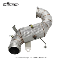 Tuyau d'échappement haute performance pour voiture de course, pour Lotus EMIRA 2.0T 2021-2022, en acier inoxydable avec bouclier thermique
