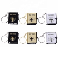 Promotion à succès : Mini Bible de Jésus écologique, porte-clés professionnel, cadeaux religieux, porte-clés de la Bible, livre saint