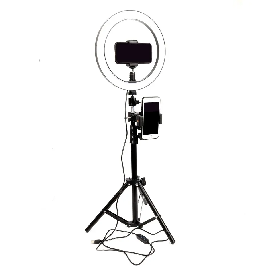 2019 sıcak satış 6 inç halka ışık 10 inç Led yuvarlak halka ışık halka ışık Tripod ile 50CM