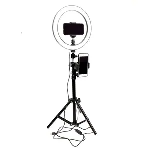 2019 Hot Selling 6 zoll Ring licht 10 zoll Led Circle Ring Light With Tripod 50CM