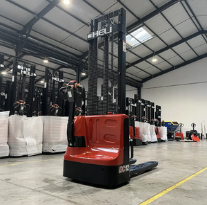 Heli CDD12 <strong>Electric</strong> Pallet <strong>Stacker</strong> 1.2 Ton Battery <strong>Powered</strong> Warehouse <strong>Lifting</strong> Equipment for Efficient Material Handling - Product Image 2