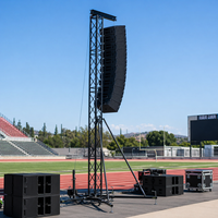 Soporte de Elevación Portátil de Aluminio para Altavoces Line Array con Certificación TUV, Sistema de Polipasto Manual para Conciertos al Aire Libre