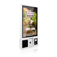 Kiosco de Autoservicio Android de 21.5 Pulgadas con Pantalla Táctil, Reconocimiento Facial y Terminal de Pago para Restaurantes