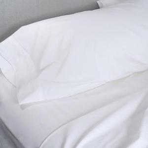 Linge d'Hôtel 5 Étoiles de Luxe, Couleur Unie Blanche, 100% Coton Égyptien Satiné Uni, Ensemble de Literie d'Hôtel, Housse de Couette et Draps d'Hôtel - Product Image 6