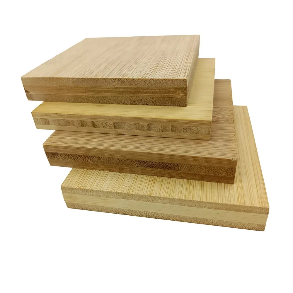 Tablero de bambú Natural de 3 capas, Panel de bambú laminado Vertical de grano Horizontal de 15mm de grosor, venta al por mayor de fábrica y exportación