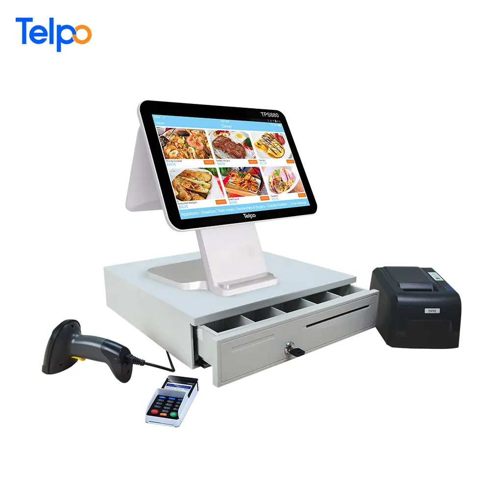 Purchase Cash Register Epos 15.6 Inch Caisse Enregistreuse Tactile Android Touch Screen Cashier Machine Restaurant Pos Cash Register