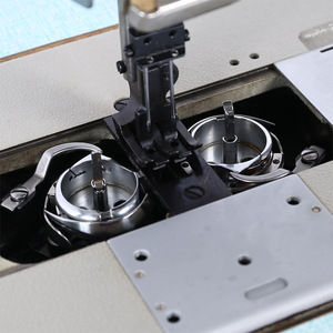 Industrial Double Needle Lockstitch Sewing <b>Machine</b> for Leather Bags - Product Image 3