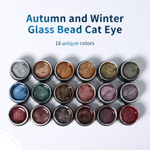 كينكو ، جل للعين القط ، ملمع جل بالأشعة فوق البنفسجية خالي من HEMA & TPO ، ملمع خالي من الانطباع للخريف ، ملمع جل جل للخريف ، خالي من Hema ، 18 لونًا - Product Image 5