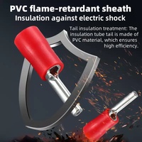 CNXI CE Aprobado Industrial Grado T2 Terminales de cobre Conexiones PVC Aislado Alambre estañado Pin de crimpado rápido Terminales eléctricos